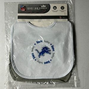 Detroit Lions Baby Bib 2 Pack